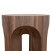 49.5cm Round Side Table - Walnut - image 6