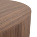 49.5cm Round Side Table - Walnut - image 7