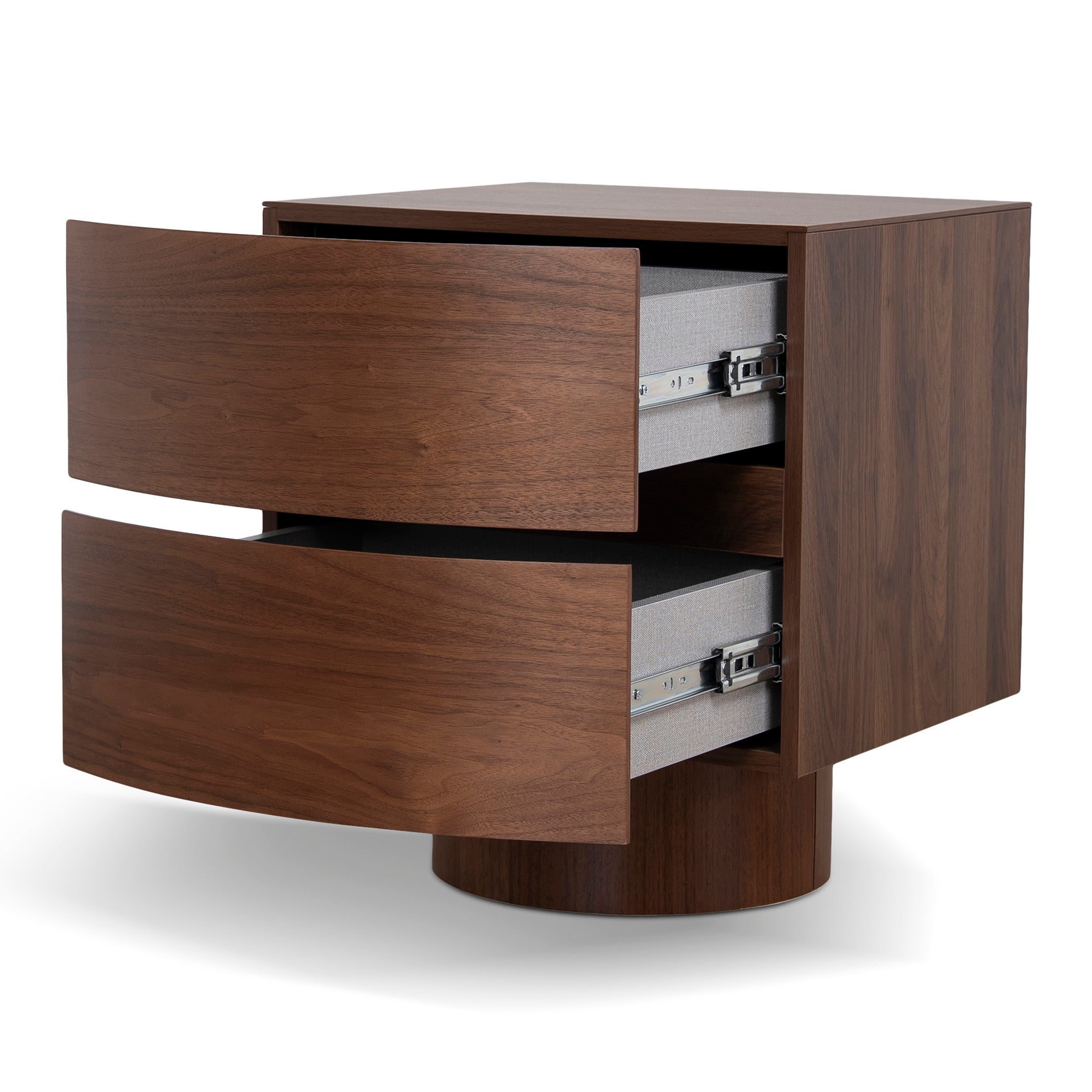 CST10245-IG 48cm Bedside Table - Walnut