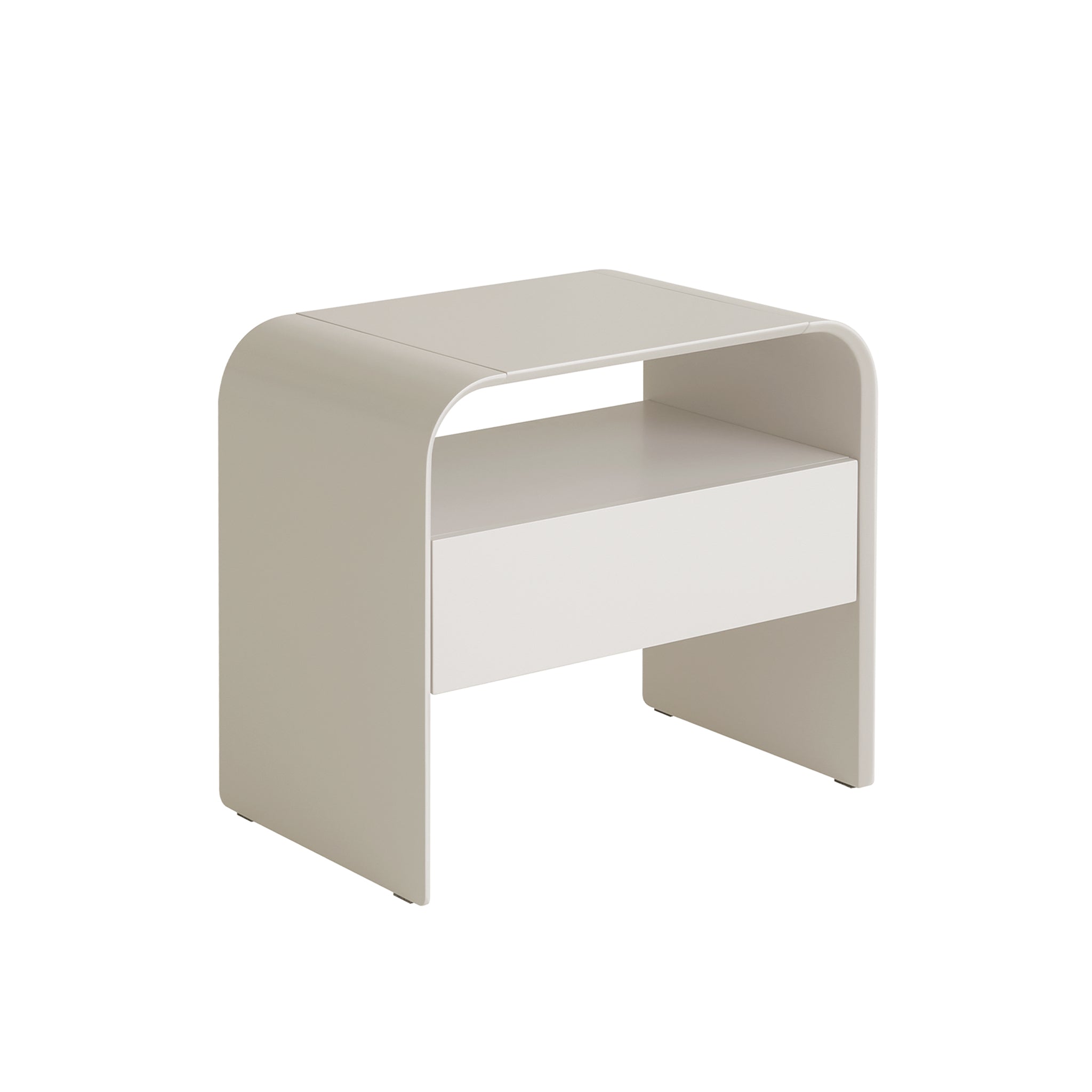 CST10255-IG 60.2cm Bedside Table - Warm Grey