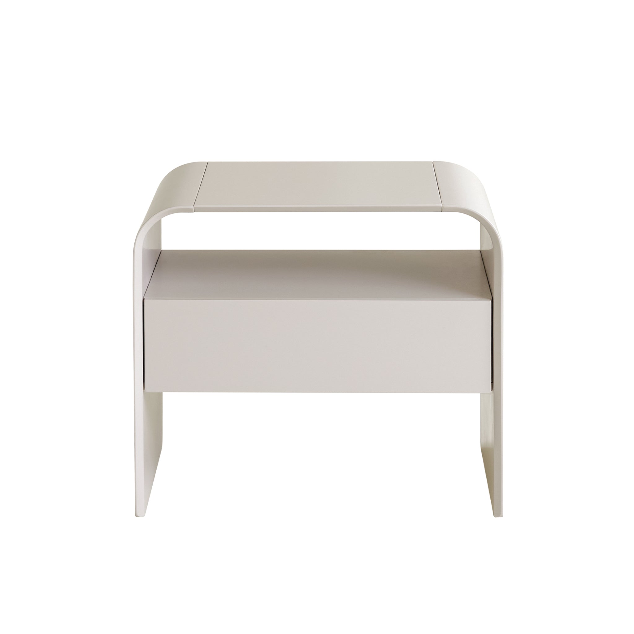 CST10255-IG 60.2cm Bedside Table - Warm Grey