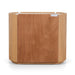 60cm Bedside Table - Natural Oak with Marble Top - image 6