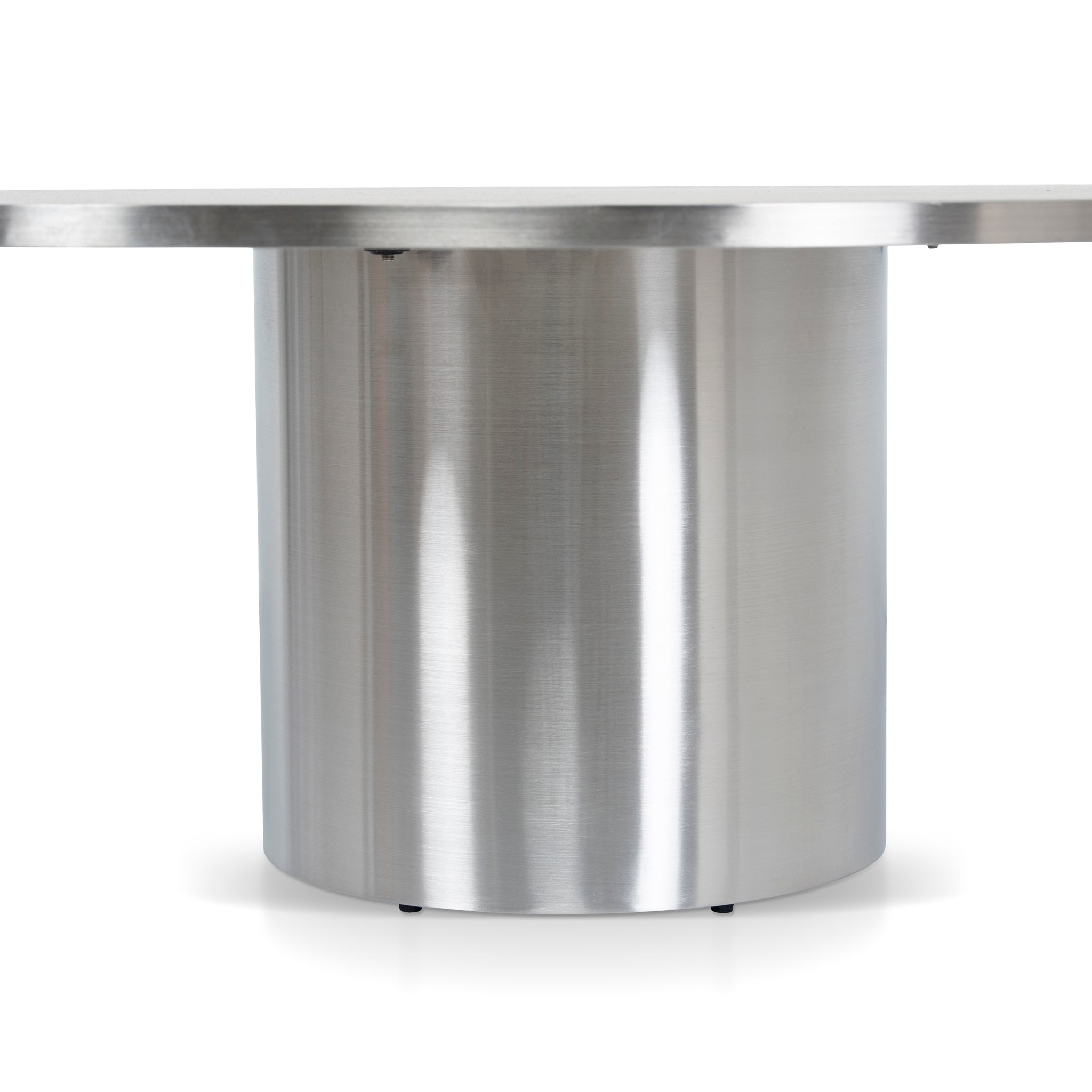 CST10316-NY Nested Porcelain Coffee Table Table - Stainless Steel
