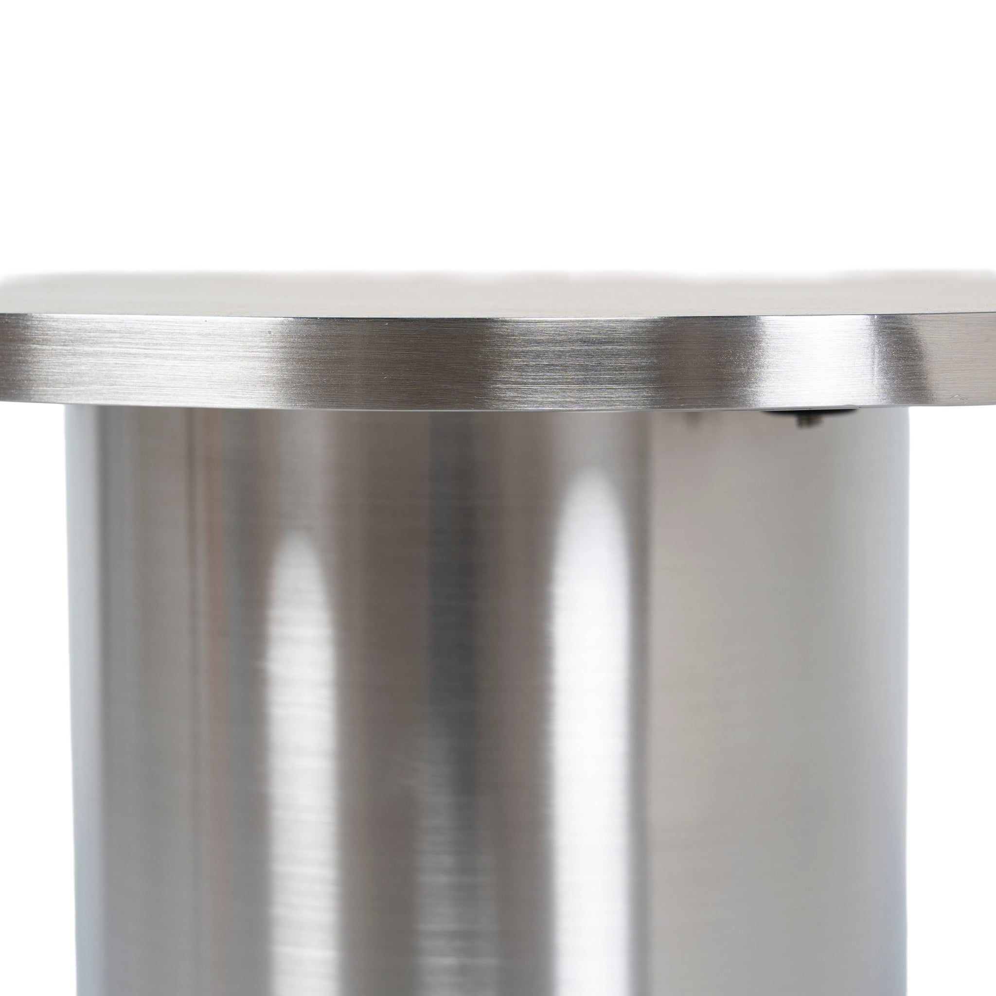 CST10316-NY Nested Porcelain Coffee Table Table - Stainless Steel