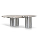 Nested Porcelain Coffee Table - Stainless Steel - image 3