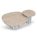 Nested Porcelain Coffee Table - Stainless Steel - image 4