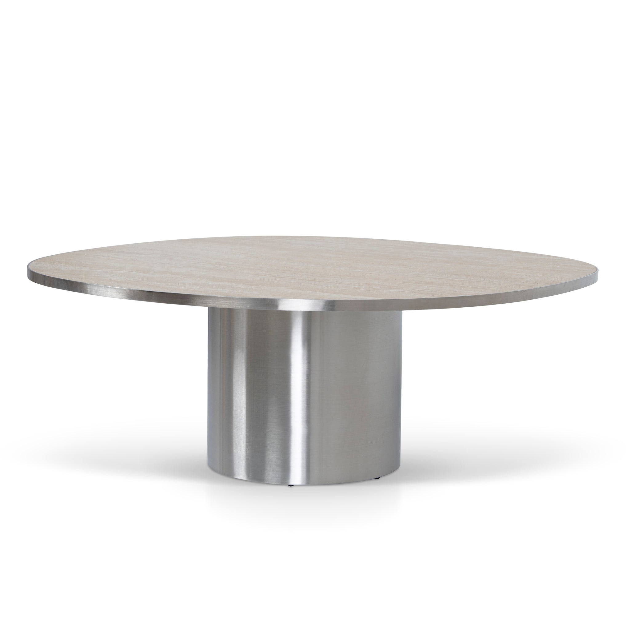 Nested Porcelain Coffee Table - Stainless Steel - image 8