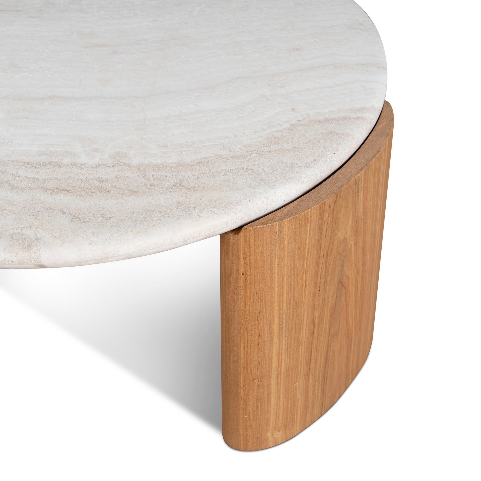 Nested Travertine Coffee Table - Natural - image 9