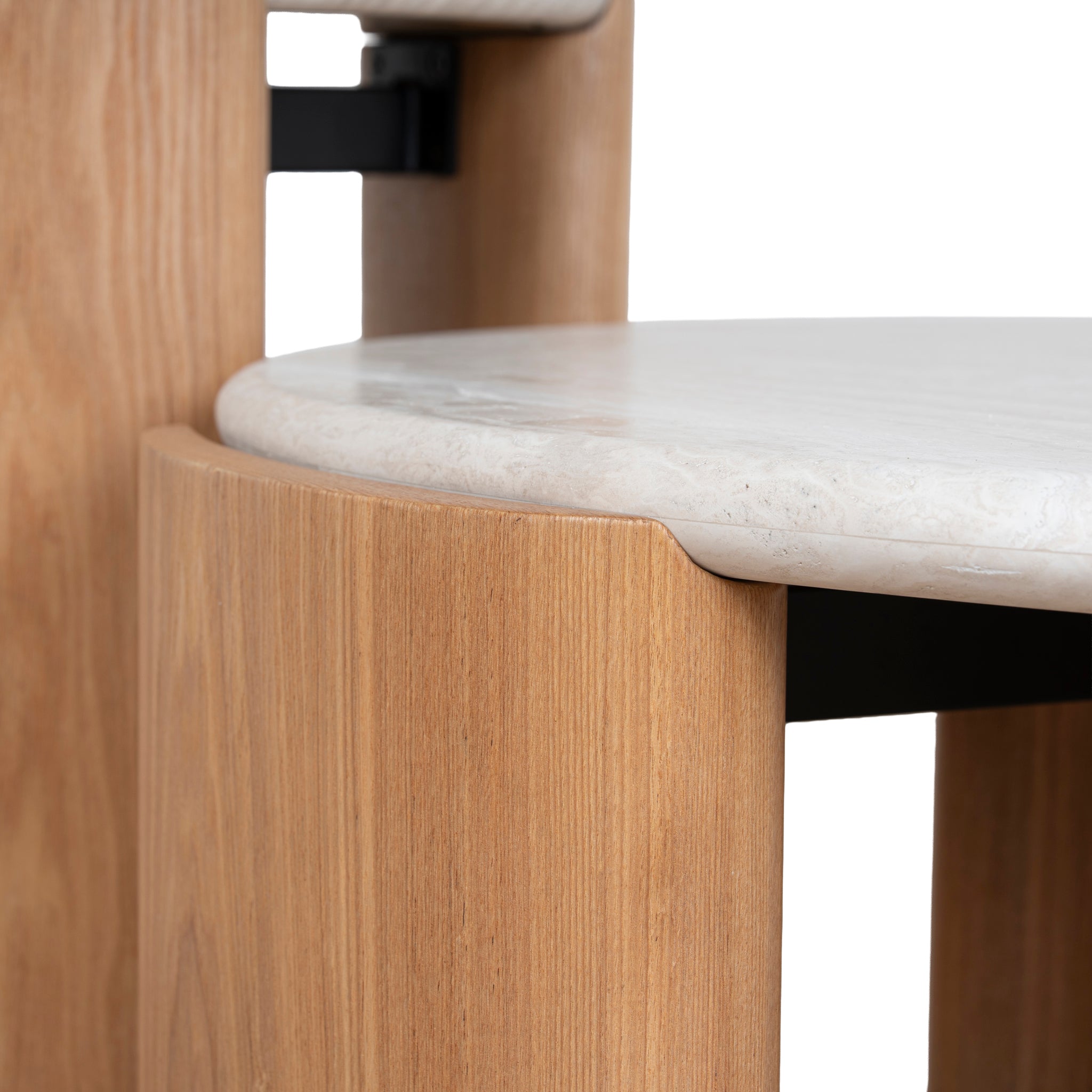 Nested Travertine Coffee Table - Natural - image 3