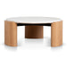 Nested Travertine Coffee Table - Natural - image 5