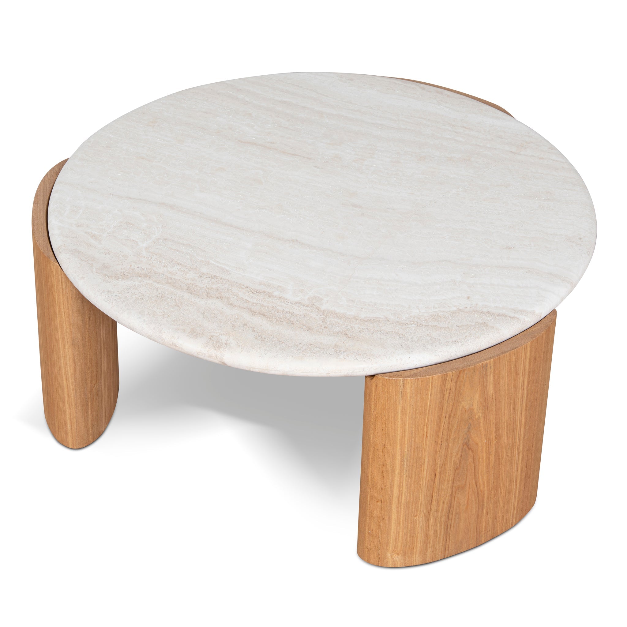 Nested Travertine Coffee Table - Natural - image 7