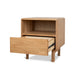 Showcasing Pinovera 50cm Bedside Table - Natural ST10358-OW Bedside Table by Calibre Furniturs