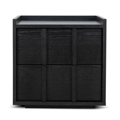 Showcasing Telaro 50cm Bedside Table - Black ST10380-KD Bedside Table by Calibre Furniturs