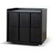 Showcasing Telaro 50cm Bedside Table - Black ST10380-KD Bedside Table by Calibre Furniturs