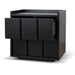 Showcasing Telaro 50cm Bedside Table - Black ST10380-KD Bedside Table by Calibre Furniturs