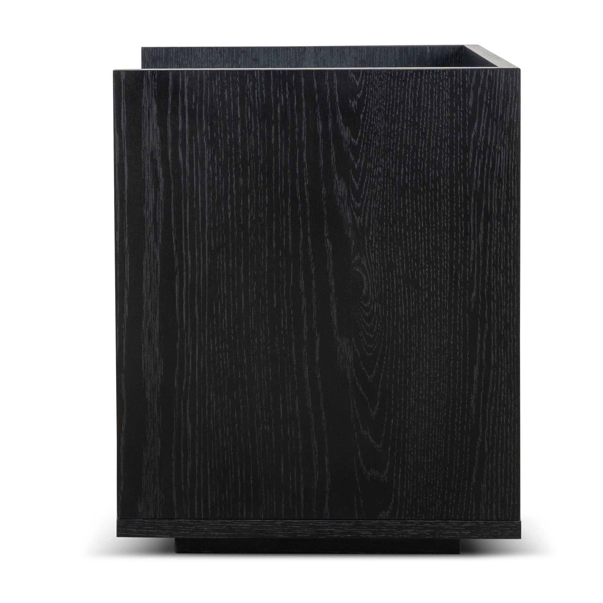 CST10380-KD 50cm Bedside Table - Black