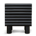 Showcasing Sikosora 48cm Bedside Table - Matte Black ST10384-KD Bedside Table by Calibre Furniturs