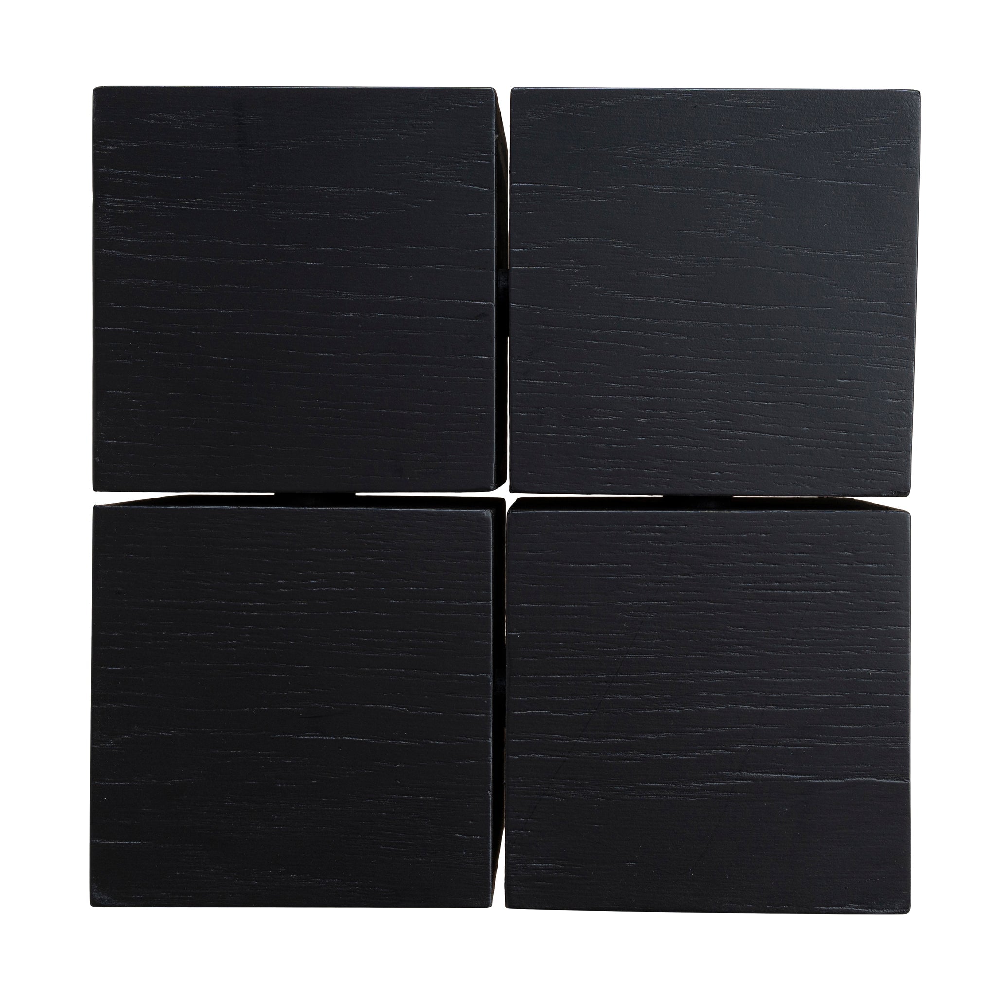 27cm Square Side Table - Full Black - image 5