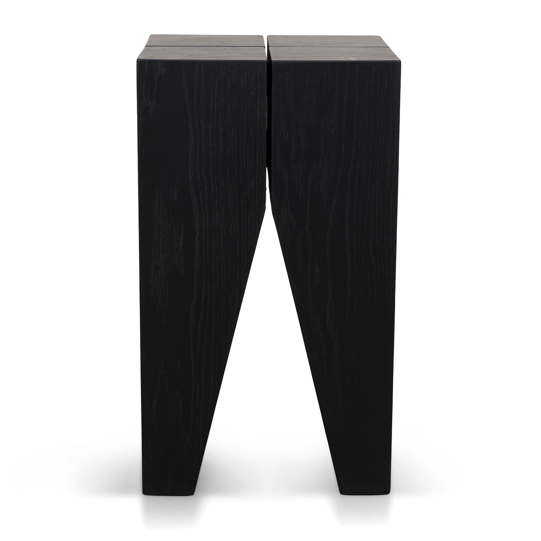 27cm Square Side Table - Full Black
