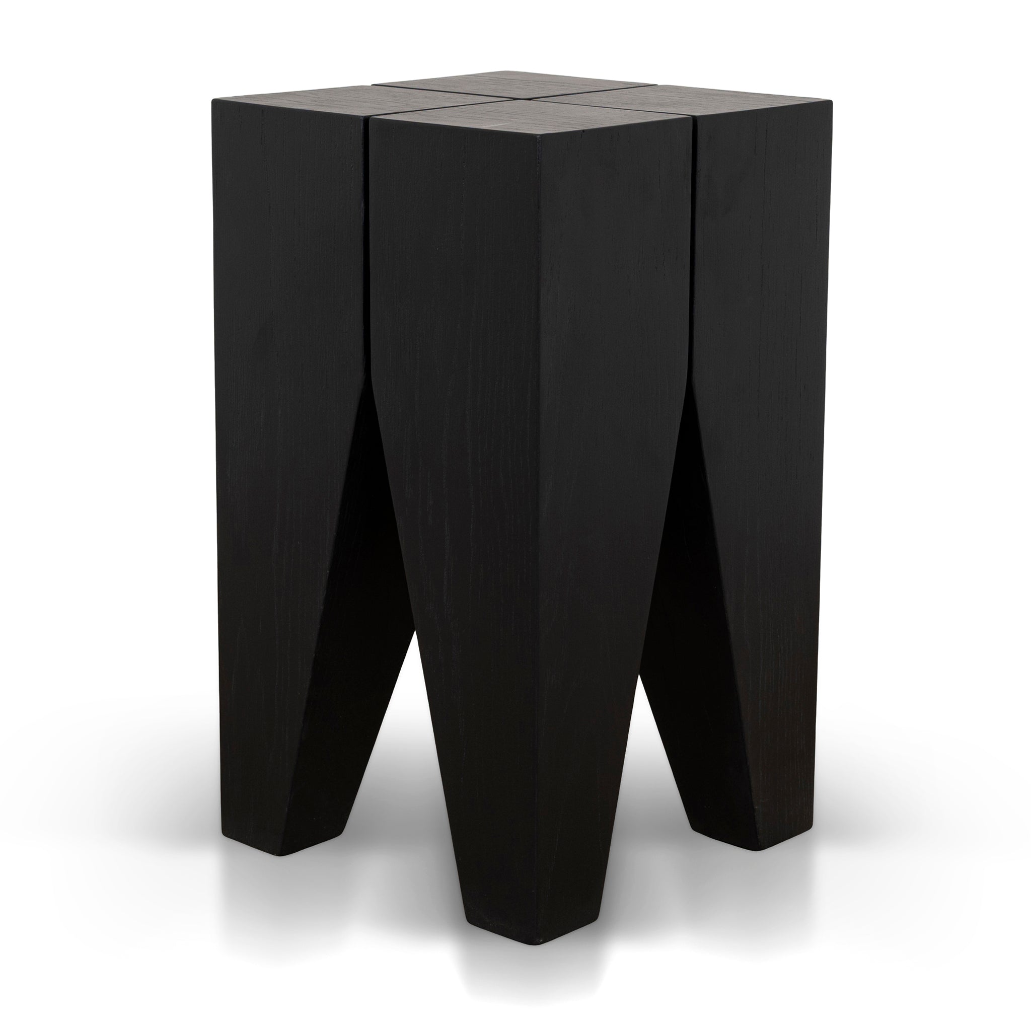 27cm Square Side Table - Full Black - image 3