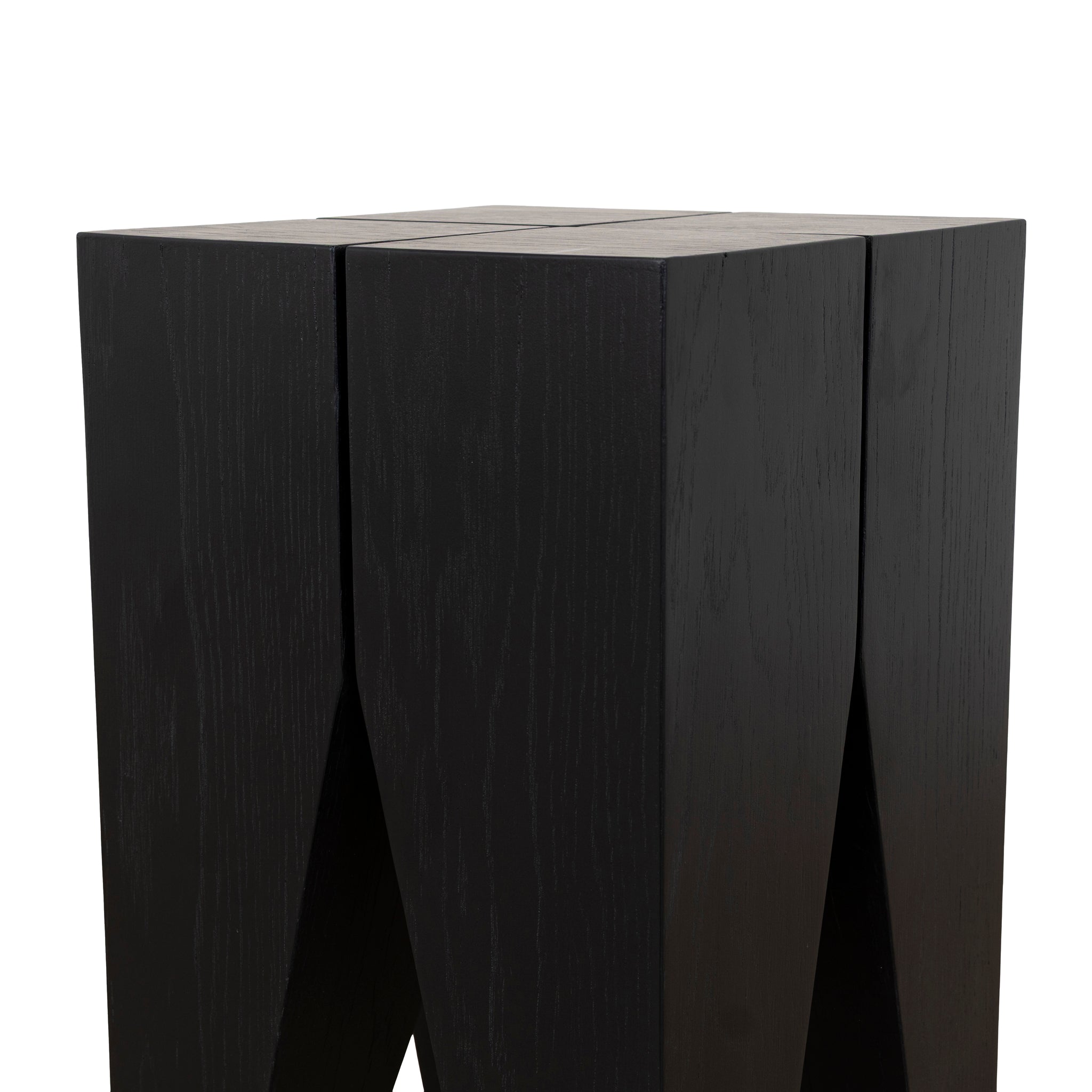 27cm Square Side Table - Full Black - image 6