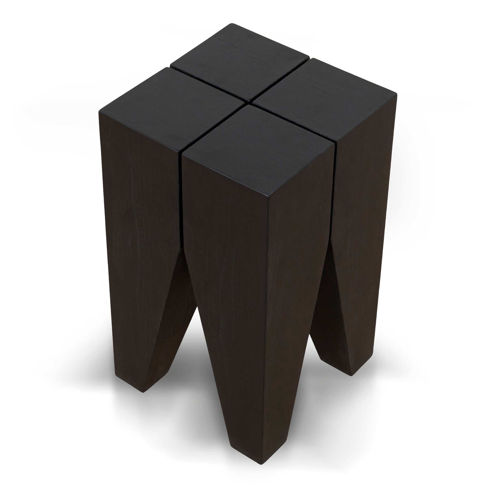 27cm Square Side Table - Full Black - image 4