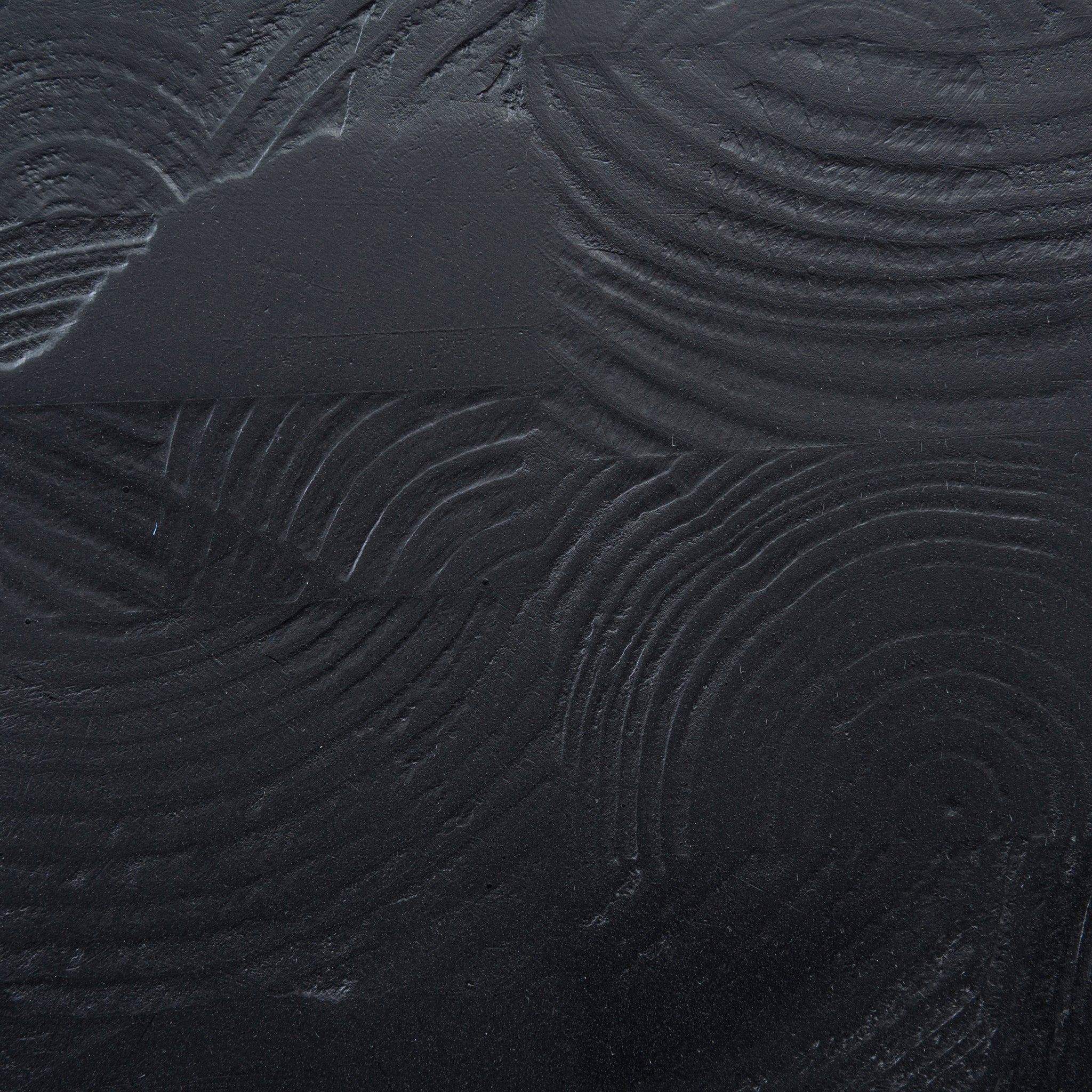 CST10427-NI 45cm Round Side Table - Full Black