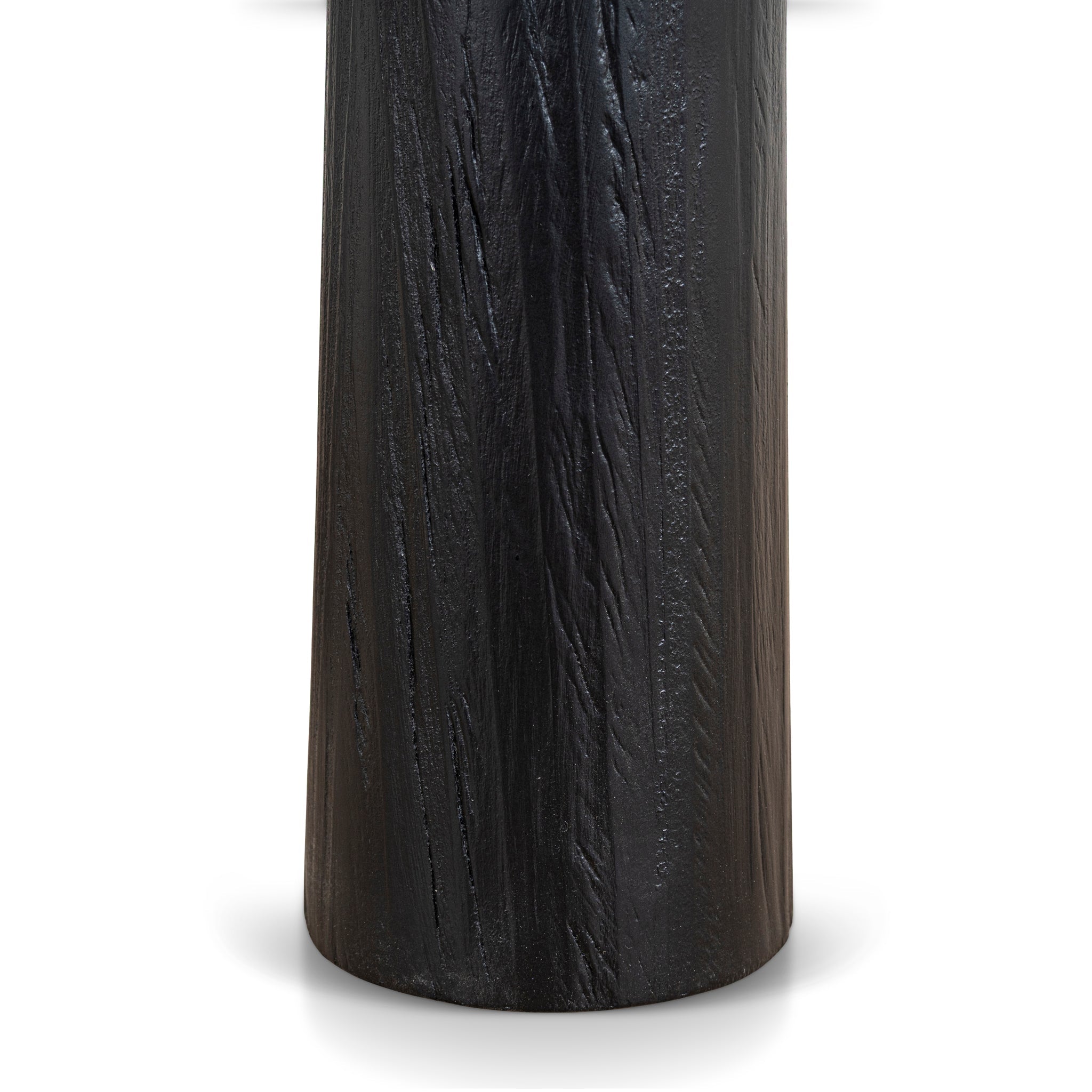 CST10427-NI 45cm Round Side Table - Full Black