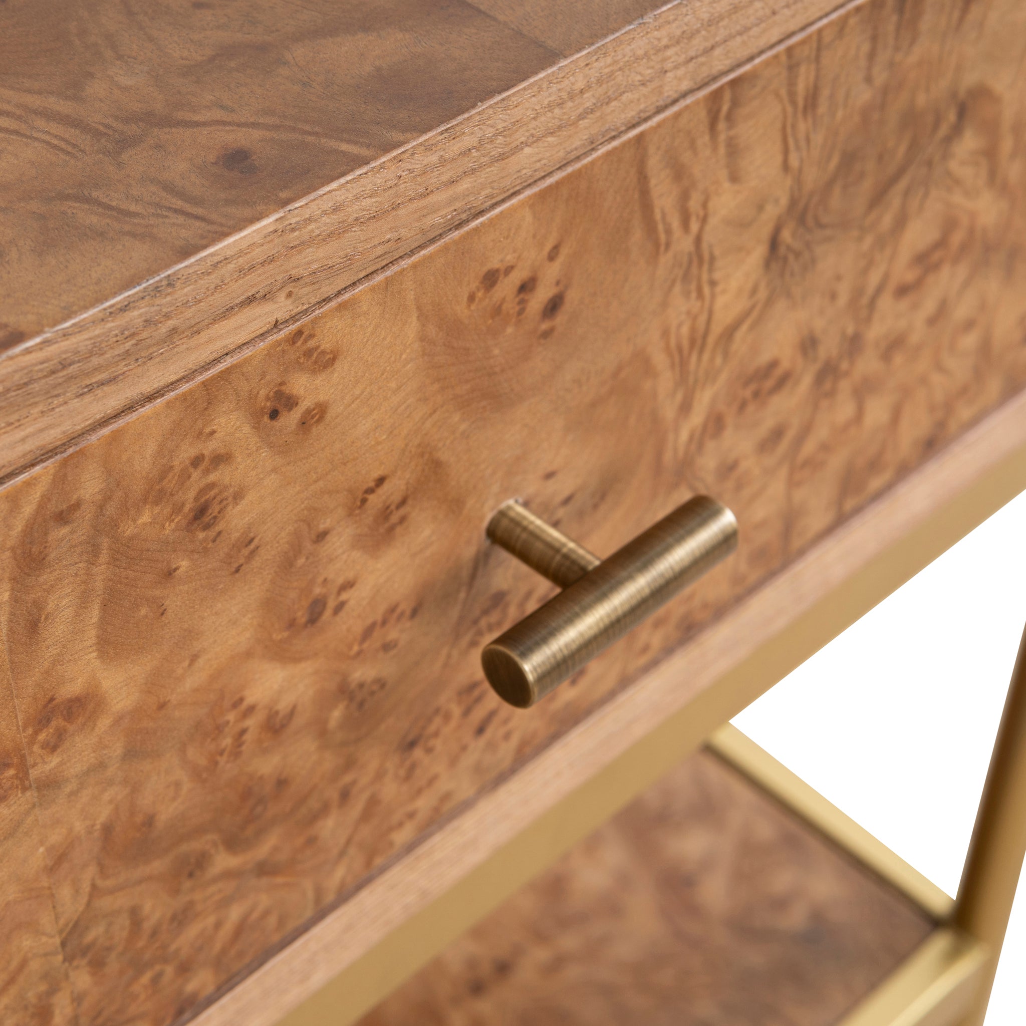 50cm Square Bedside Table - Natural - image 10