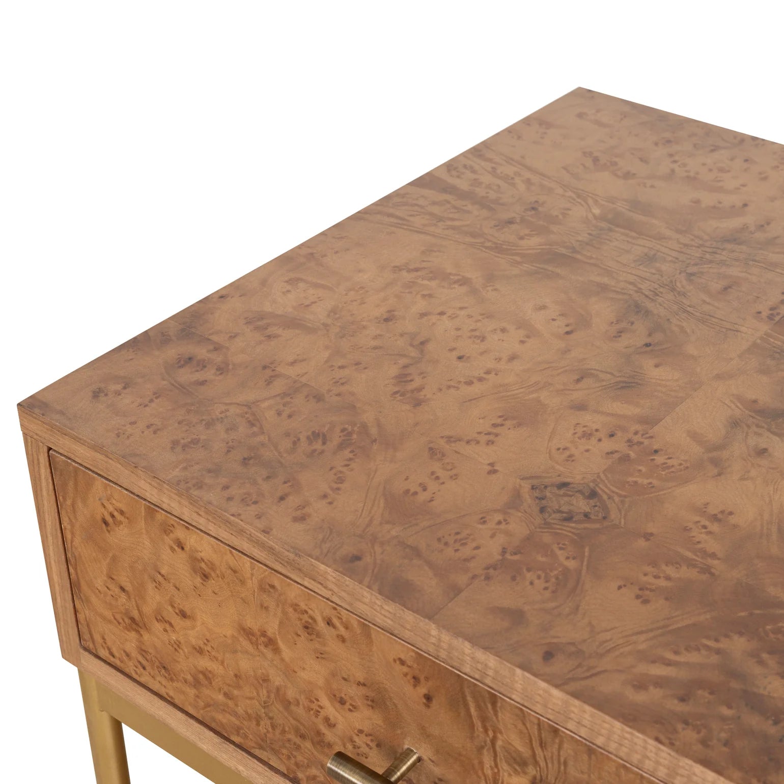 50cm Square Bedside Table - Natural