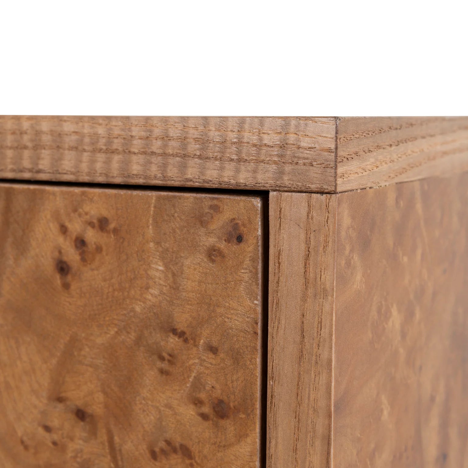 50cm Square Bedside Table - Natural