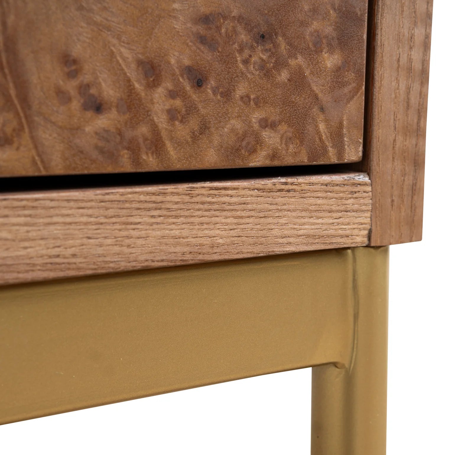 50cm Square Bedside Table - Natural