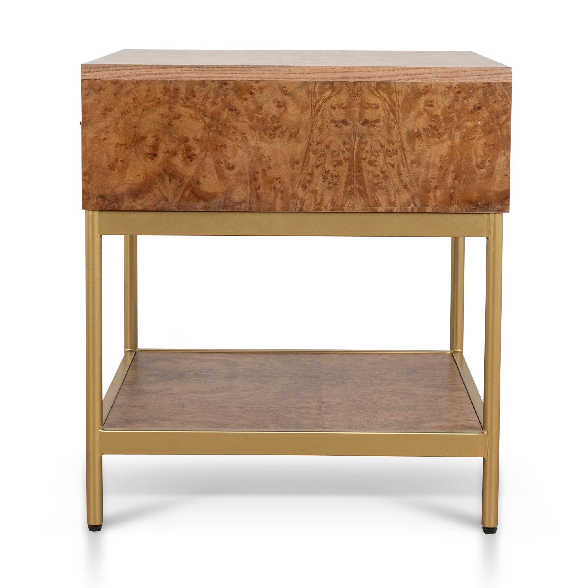 50cm Square Bedside Table - Natural - image 3