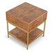 50cm Square Bedside Table - Natural - image 4