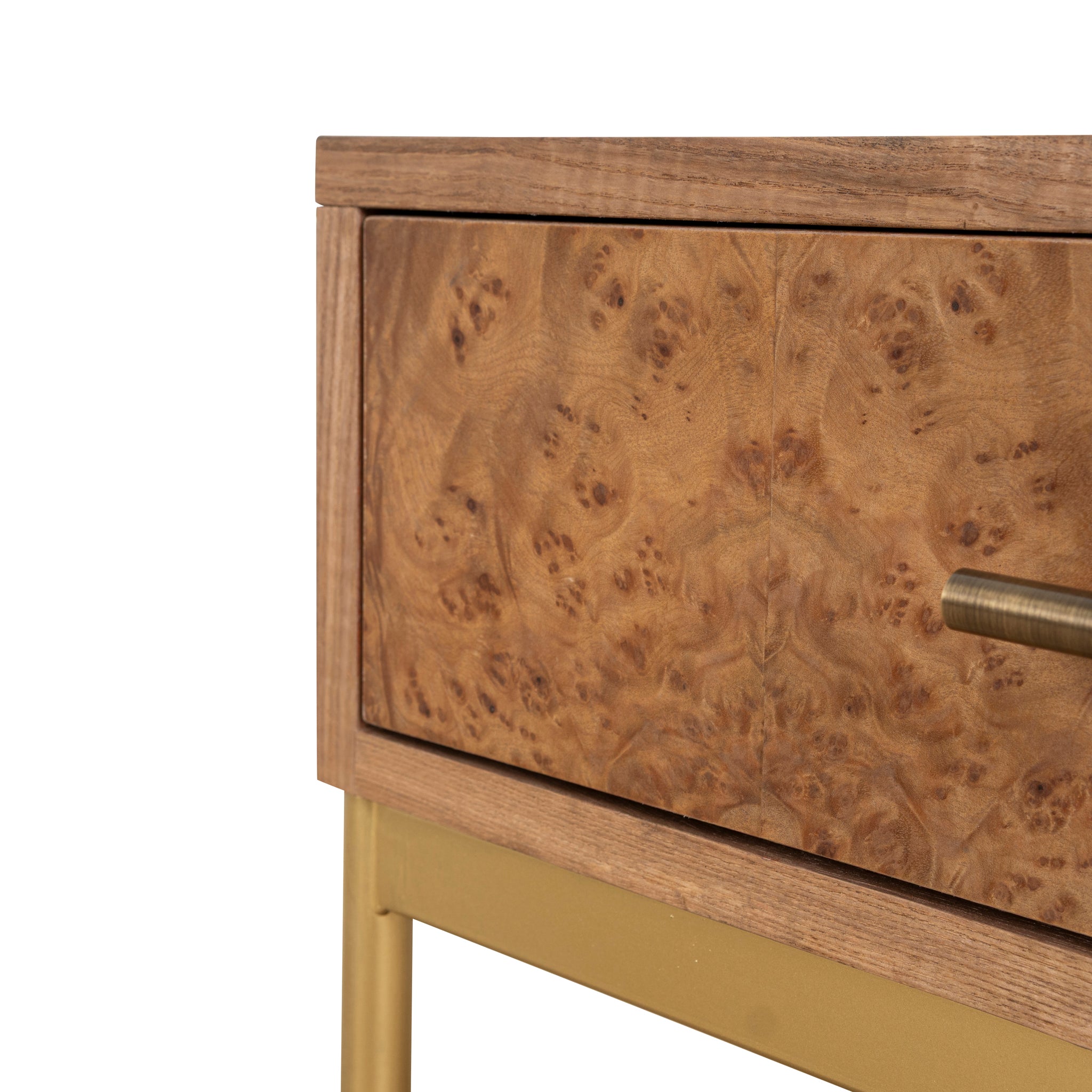 50cm Square Bedside Table - Natural - image 7