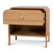 Showcasing Lekemora 58cm Bedside Table - Messmate ST10462-AW Bedside Table by Calibre Furniturs