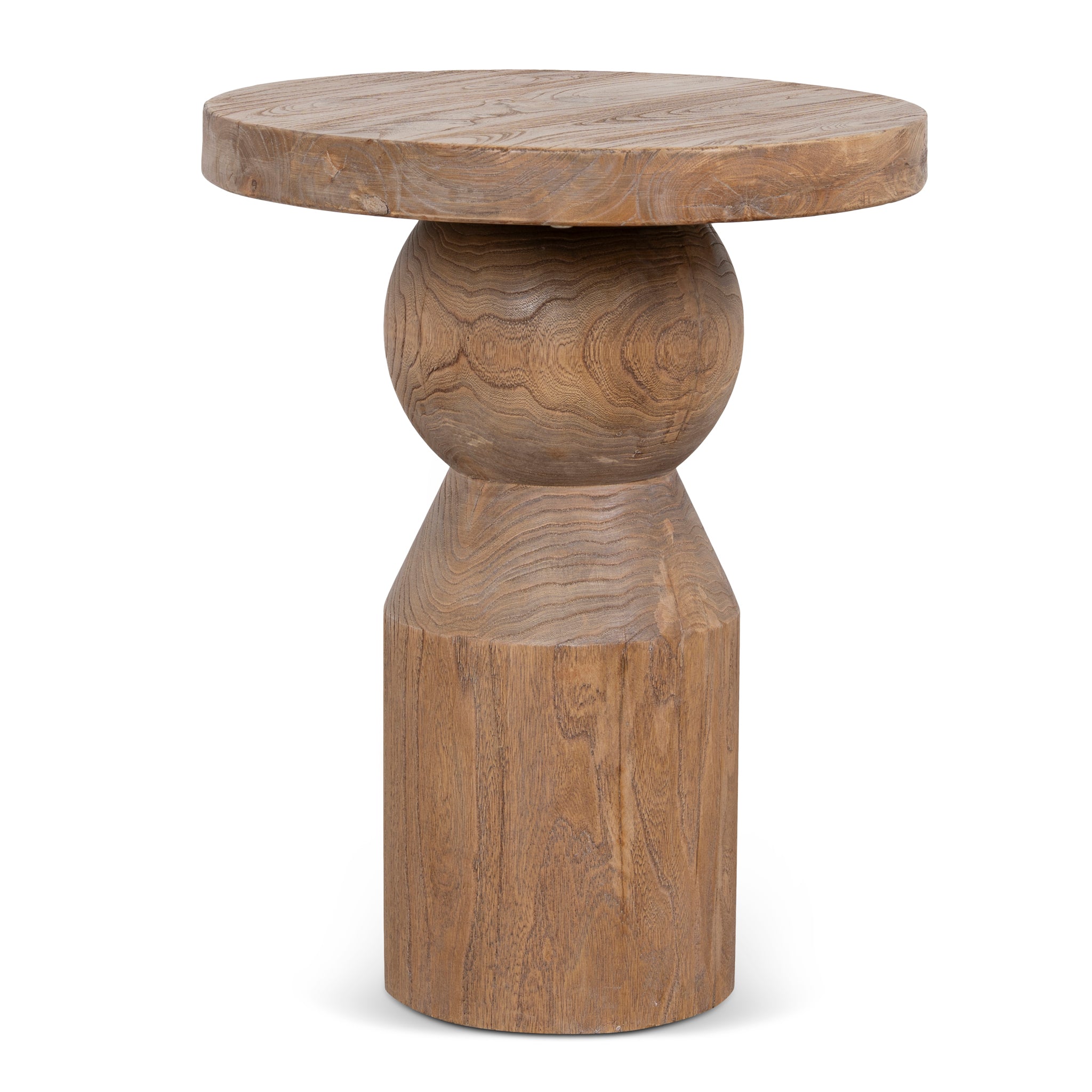 40cm Round Side Table - Natural