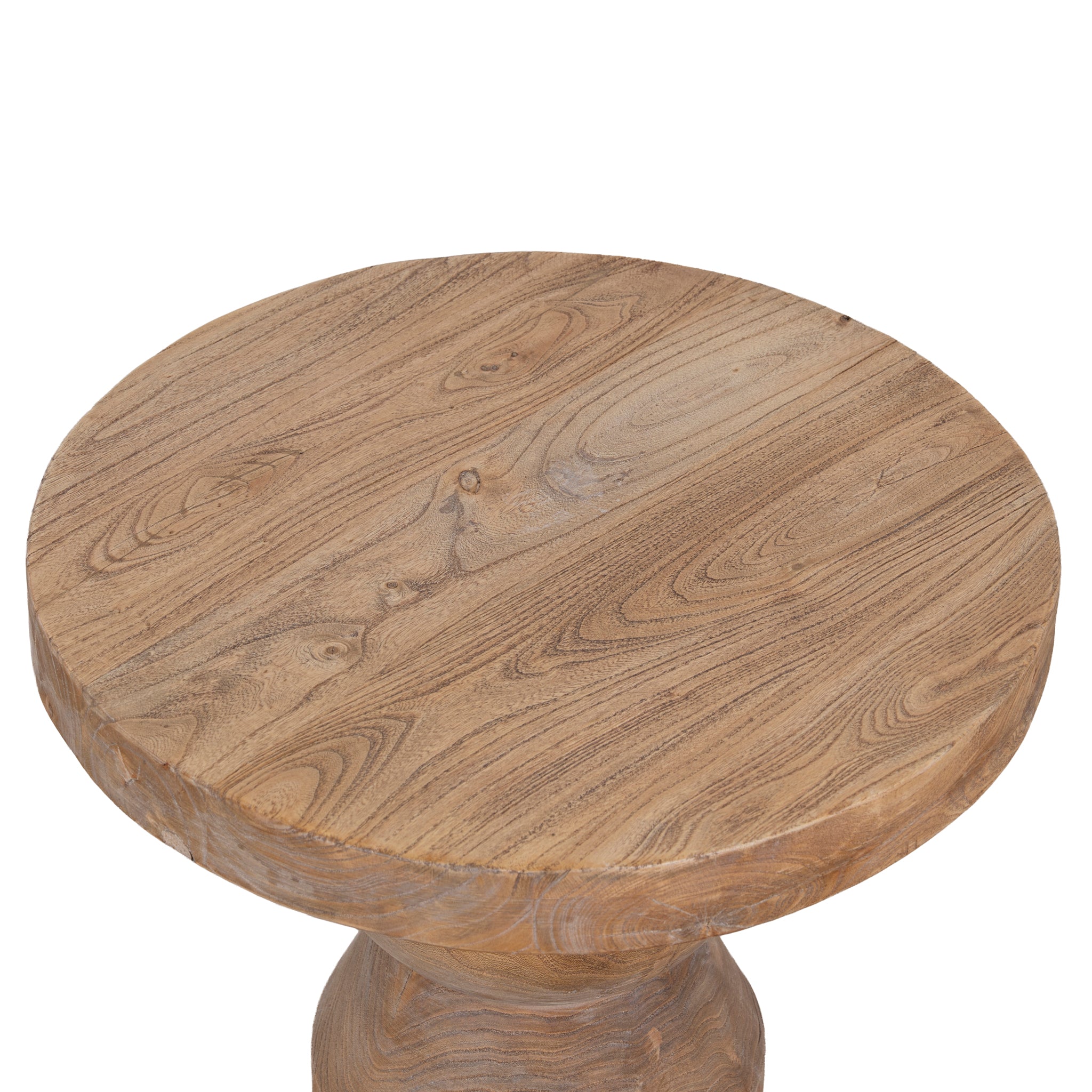 40cm Round Side Table - Natural