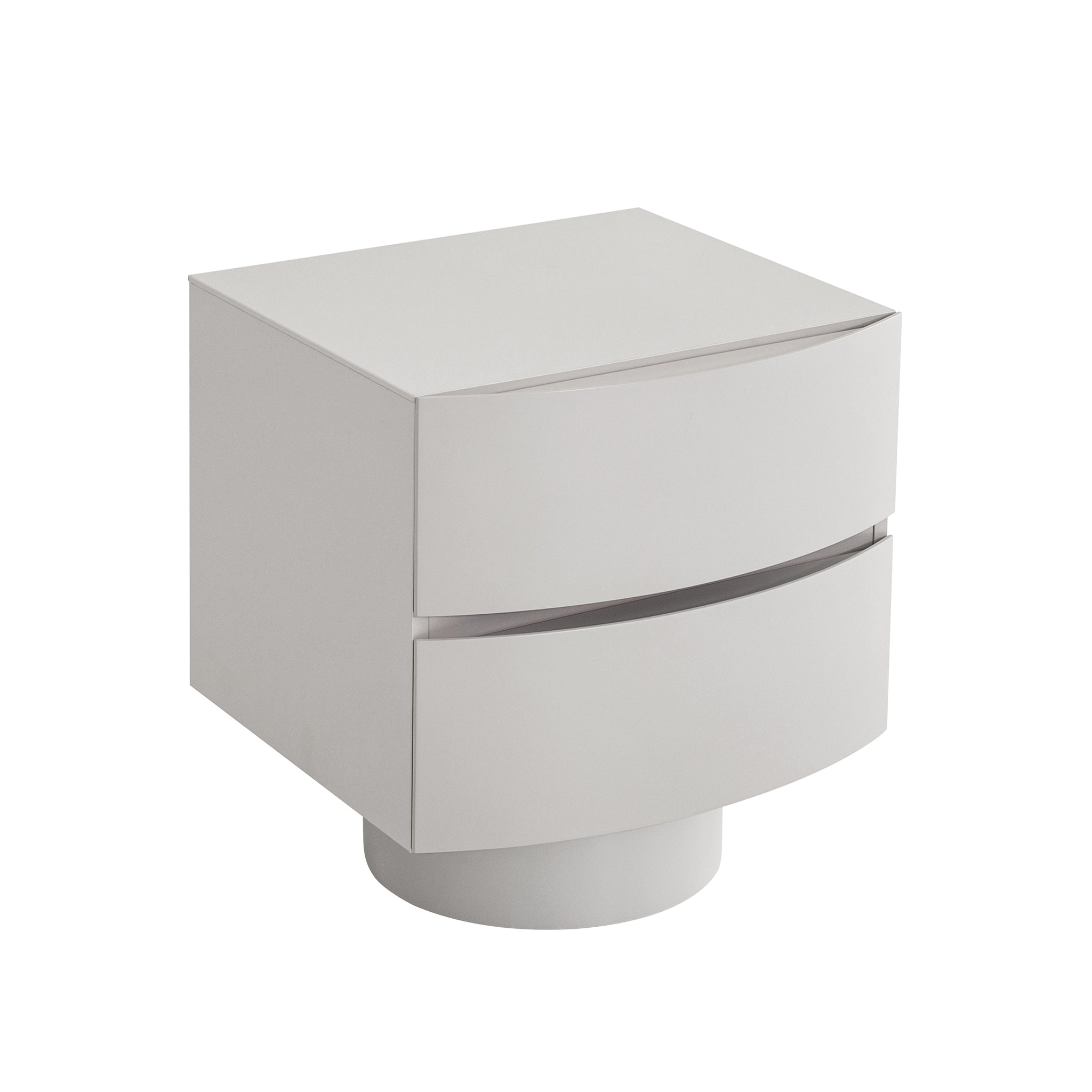 CST10540-IG 48cm Bedside Table - Warm Grey