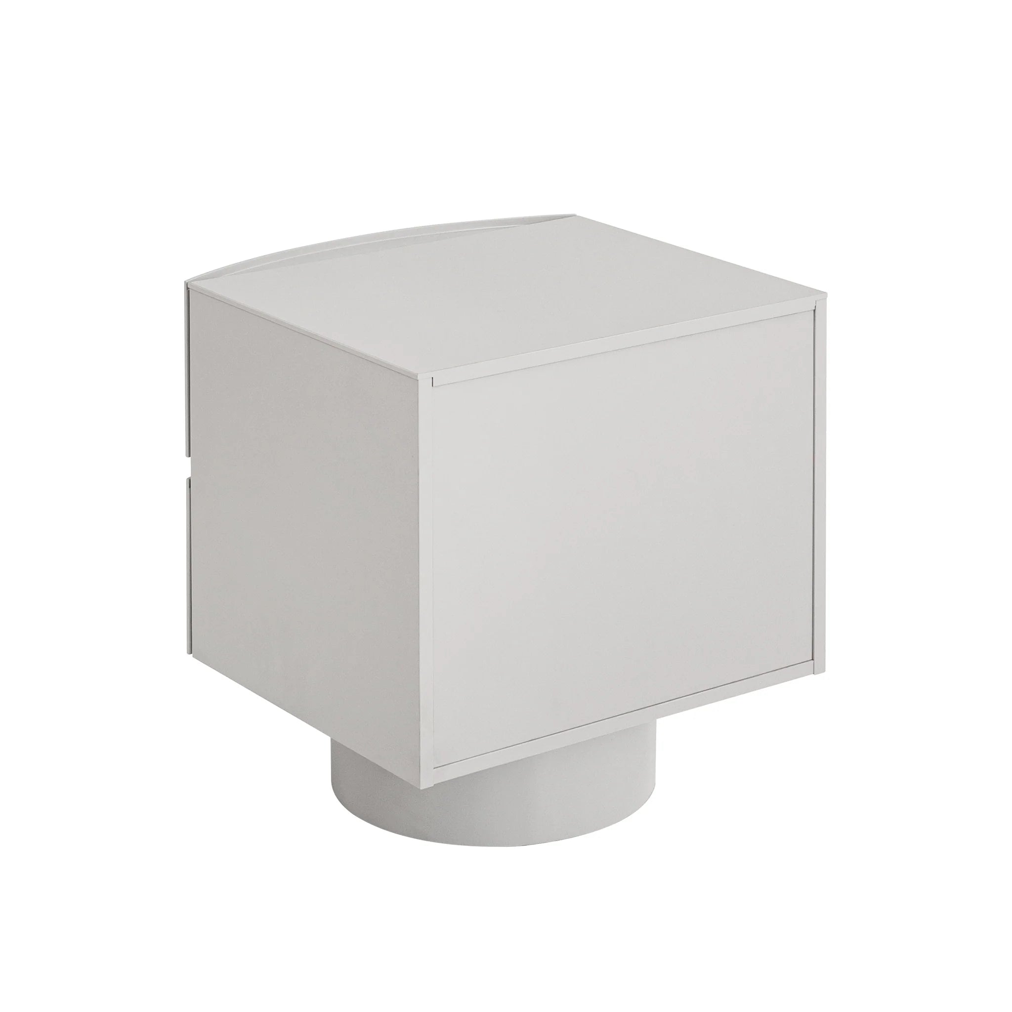 Madora Bedside Table - Warm Grey