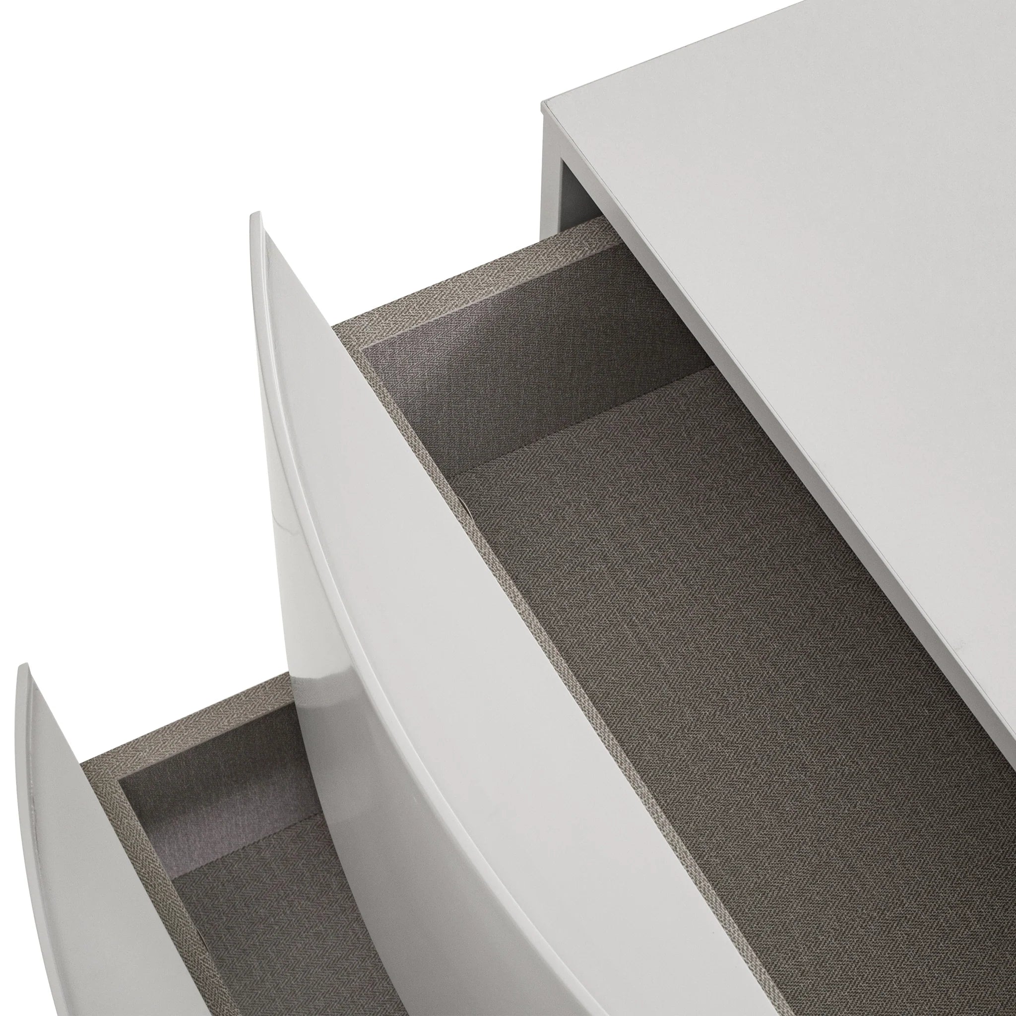 Madora Bedside Table - Warm Grey