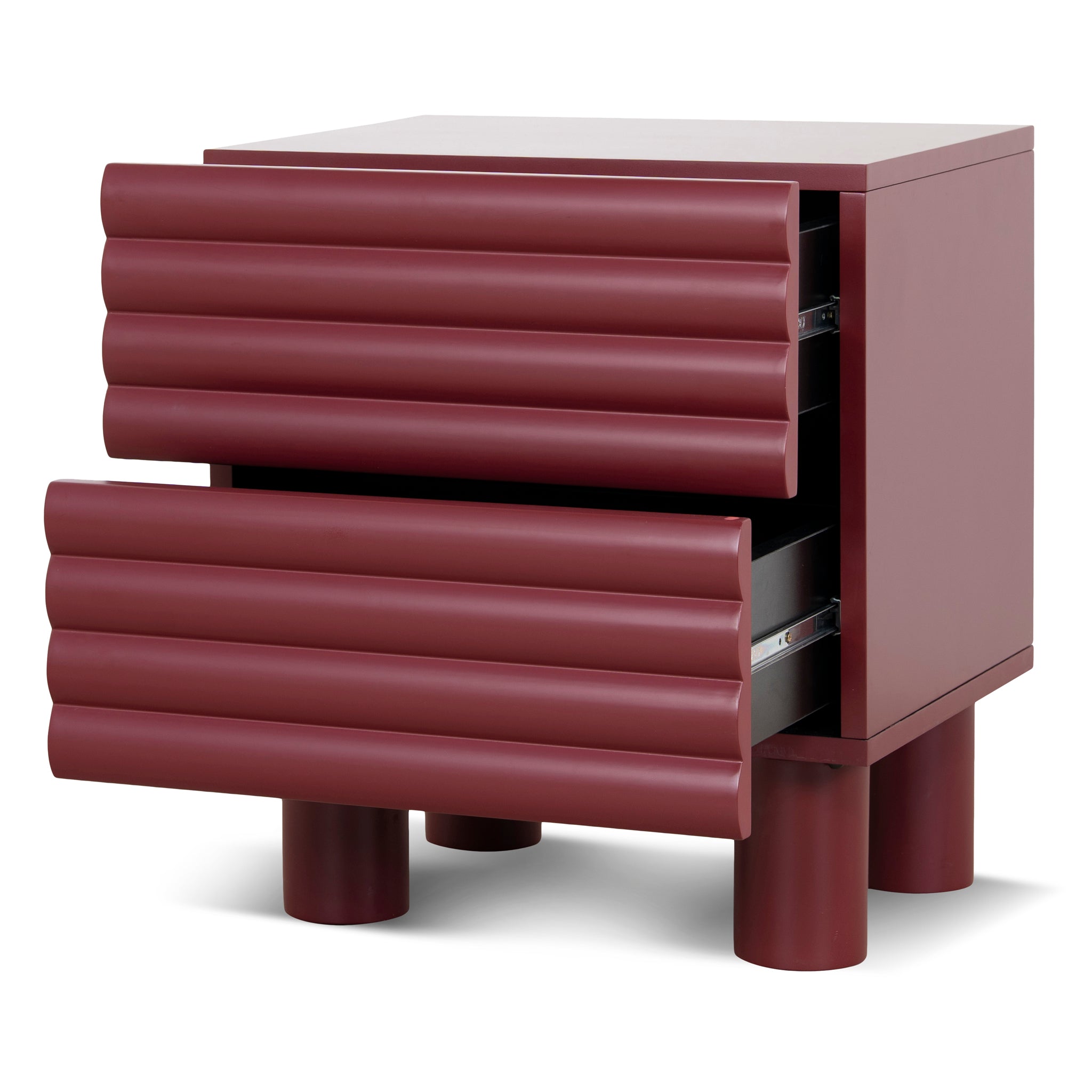 CST10592-KD 48cm Bedside Table - Red