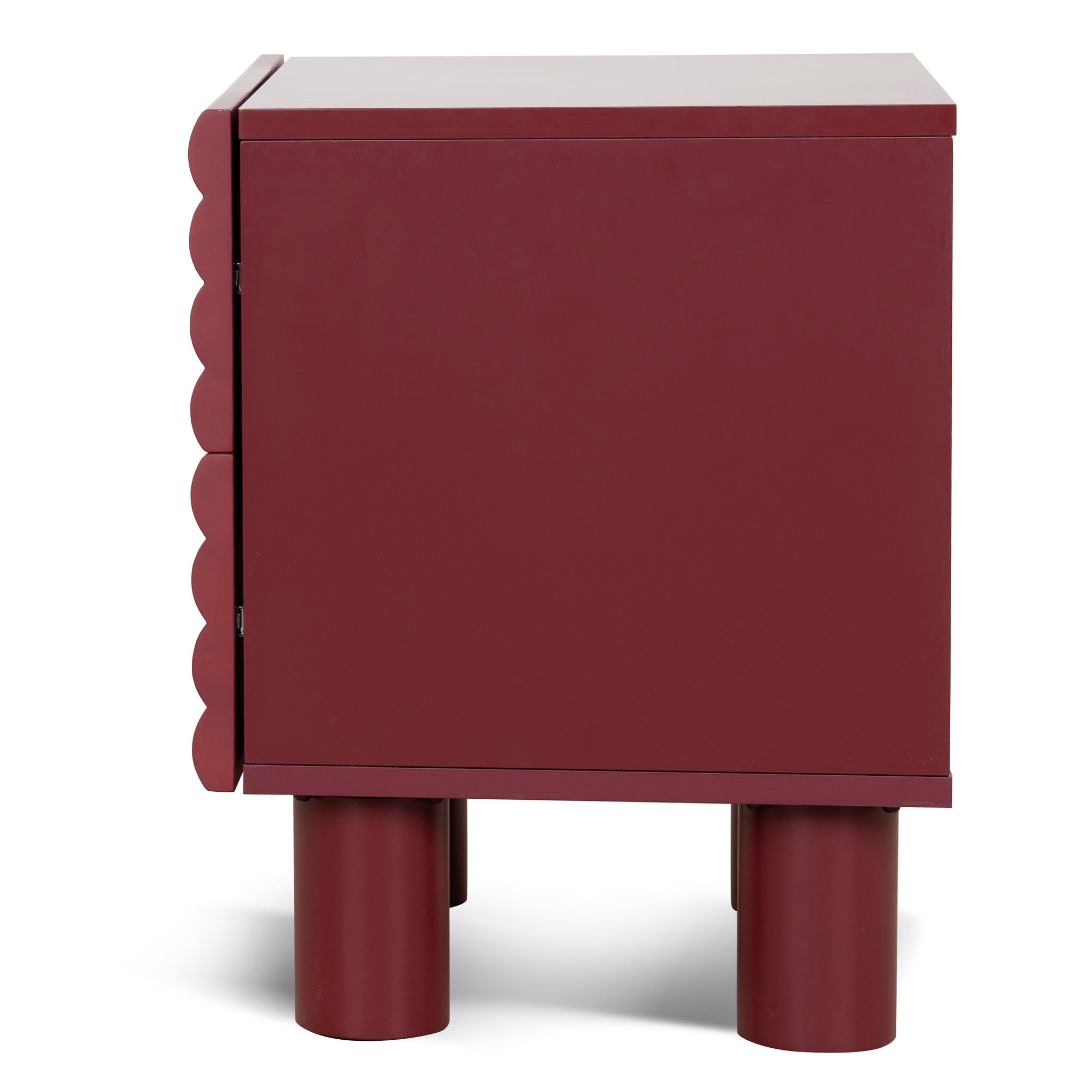 48cm Bedside Table - Red - image 4