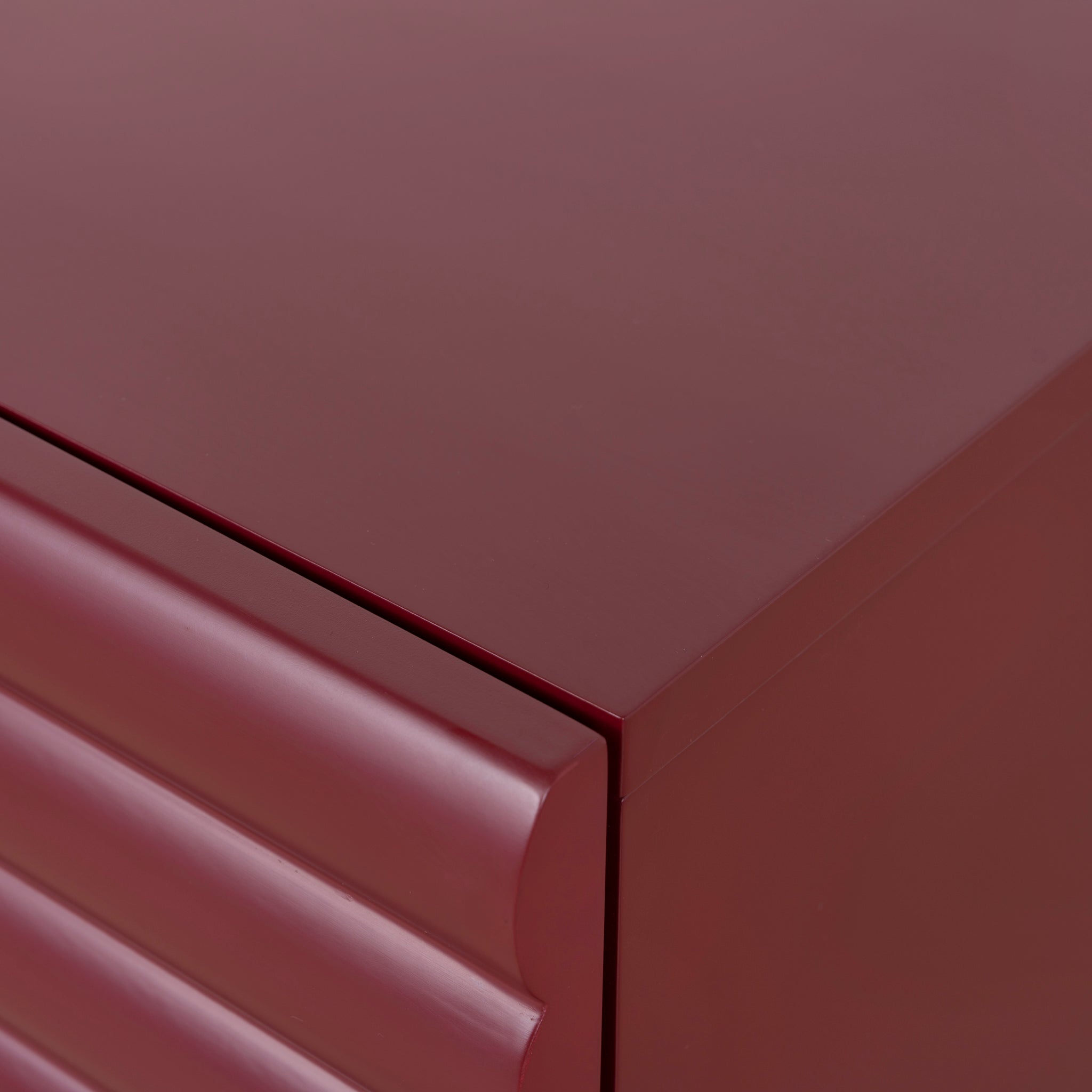 48cm Bedside Table - Red - image 7