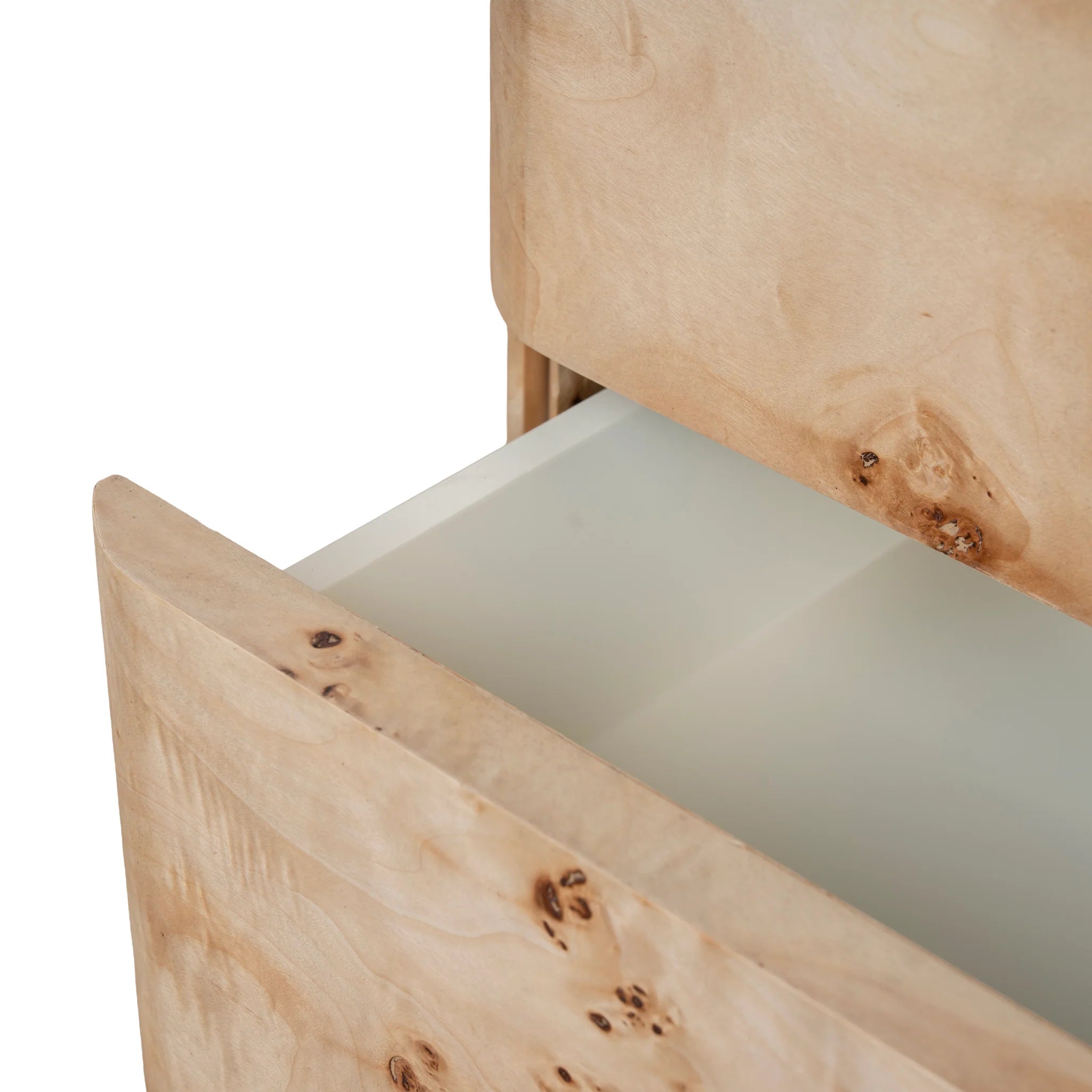 Ronacora 51cm Bedside Table - Aspen Burls