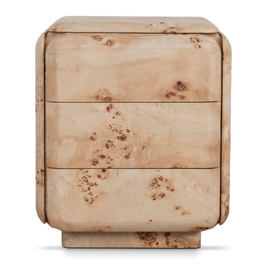 Showcasing Ronacora 51cm Bedside Table - Aspen Burls ST10635-MK Bedside Table by Calibre Furniturs