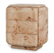 Showcasing Ronacora 51cm Bedside Table - Aspen Burls ST10635-MK Bedside Table by Calibre Furniturs