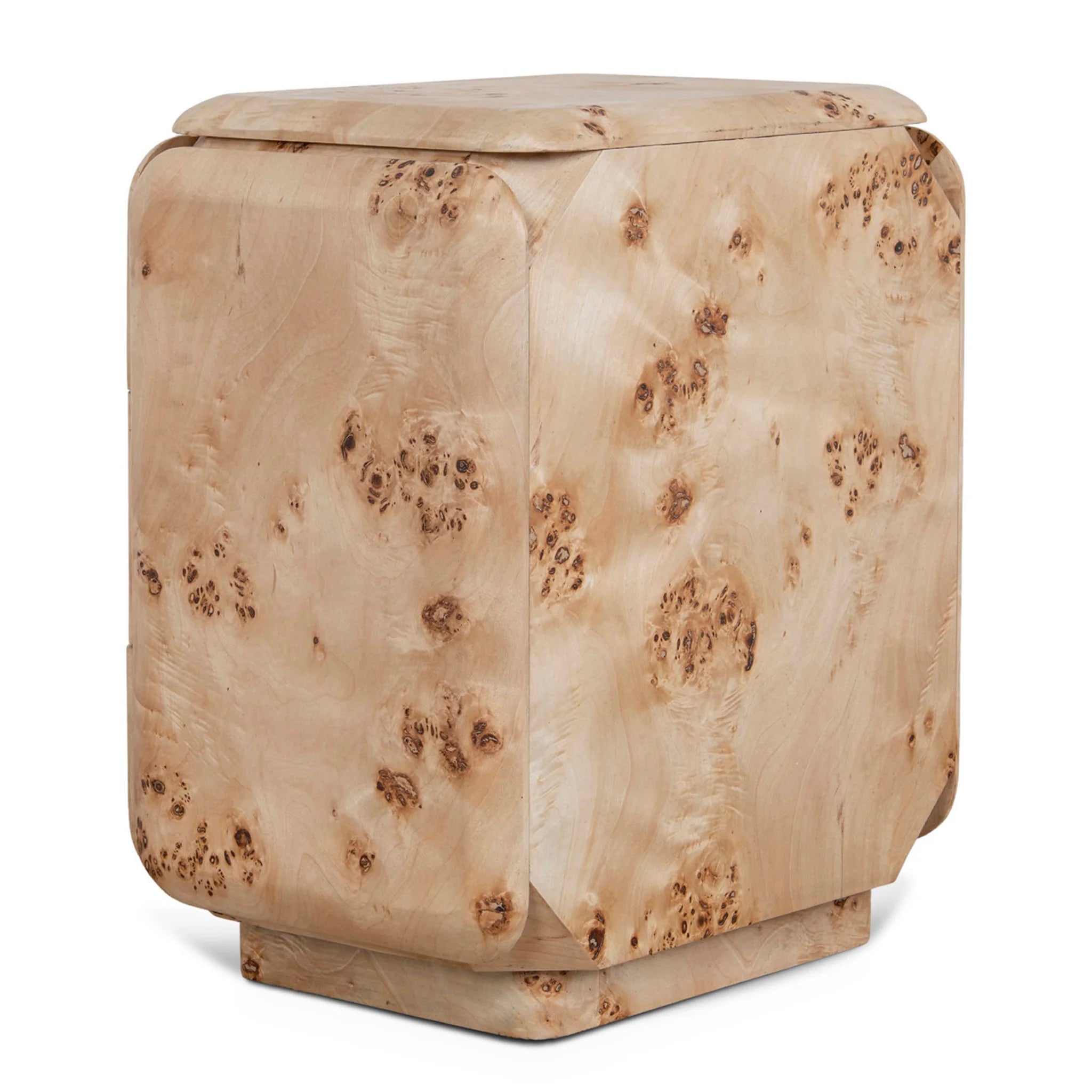 Ronacora 51cm Bedside Table - Aspen Burls