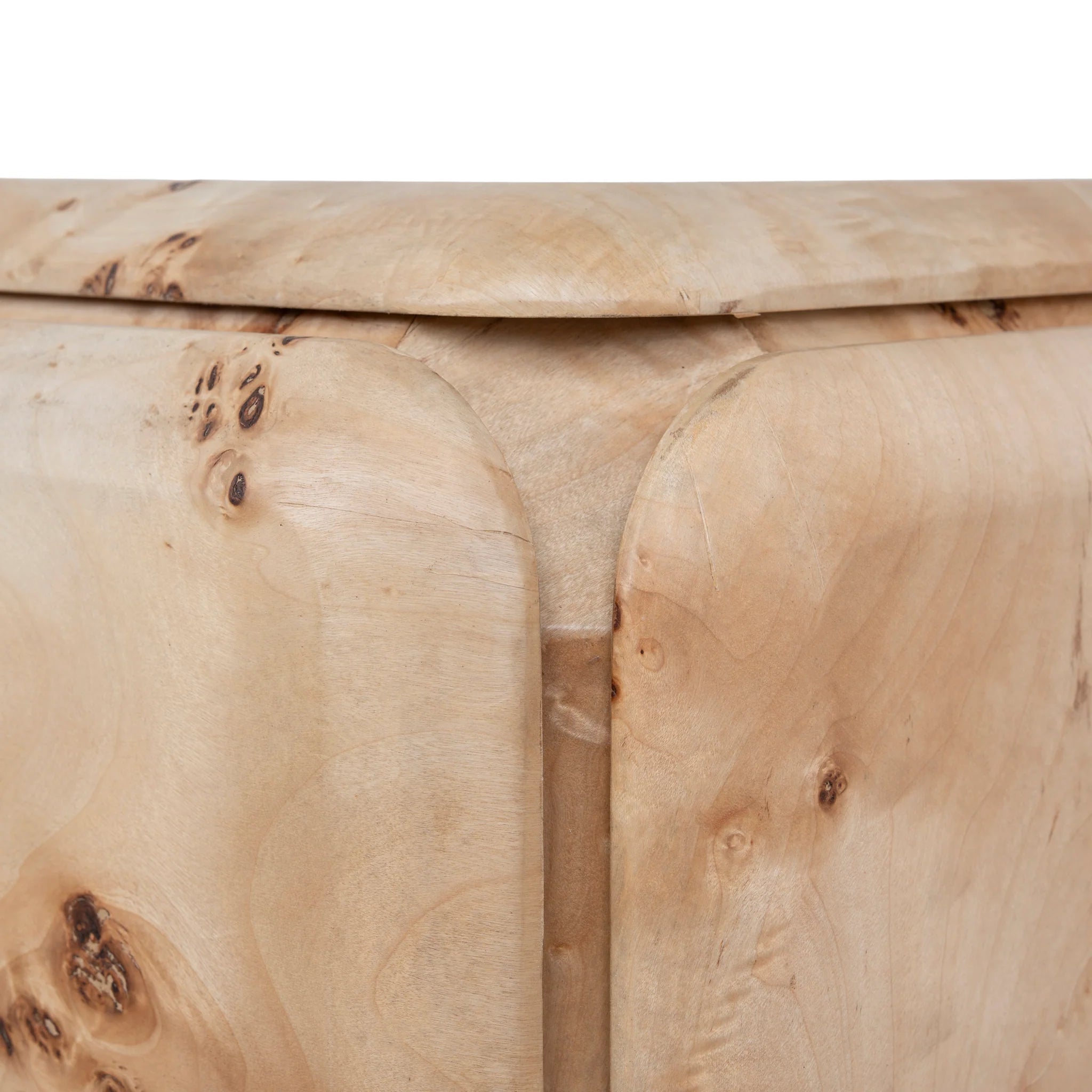 Ronacora 51cm Bedside Table - Aspen Burls