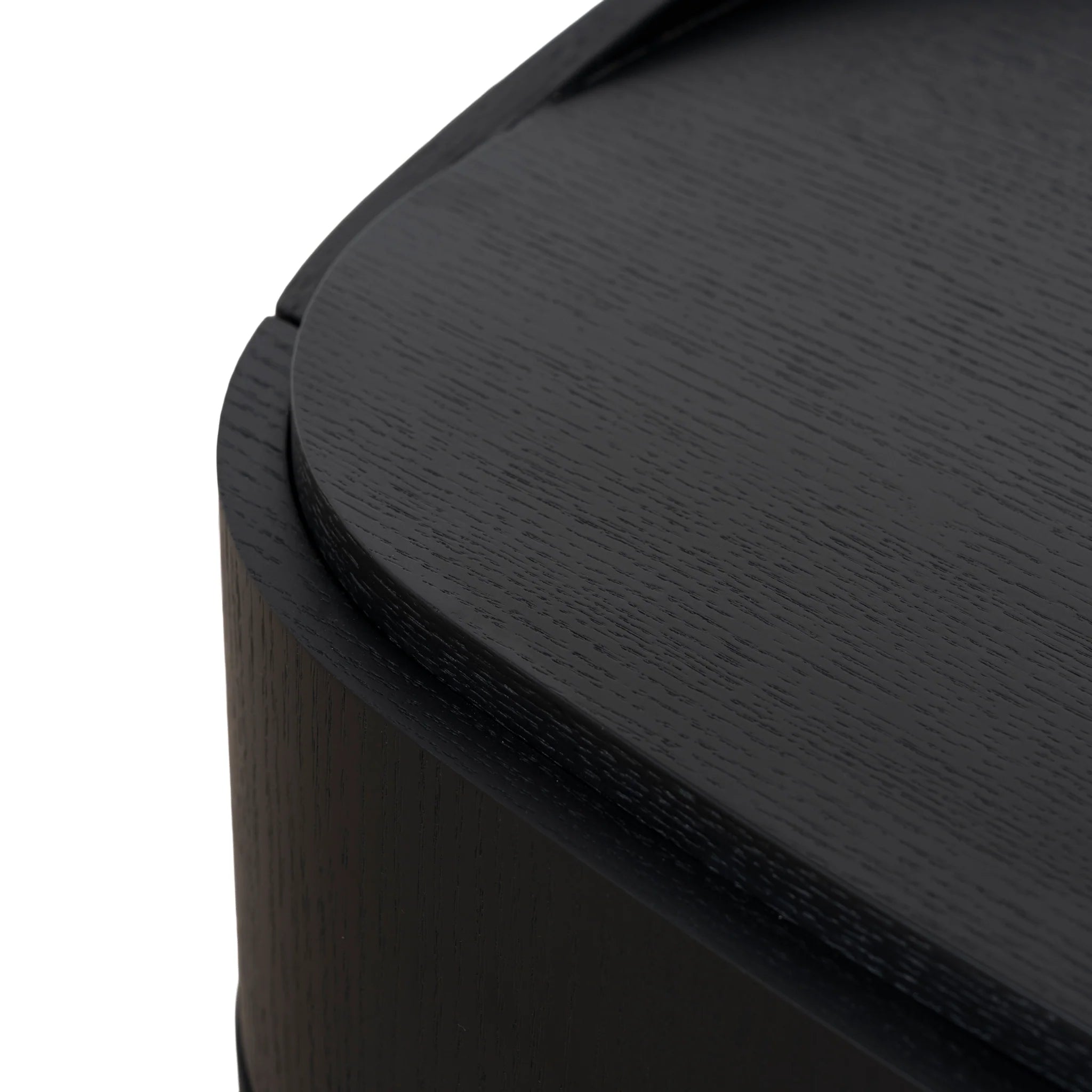 Popeluna Bedside Table - Full Black